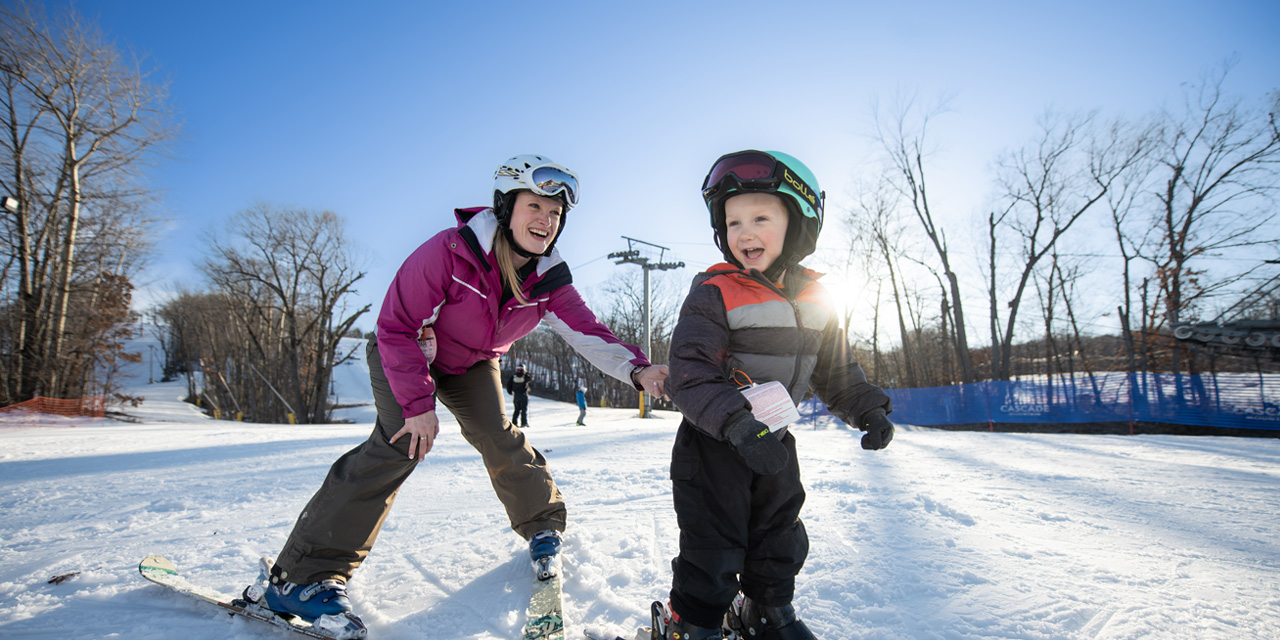 Mother and Toddler at Cascade Mountain