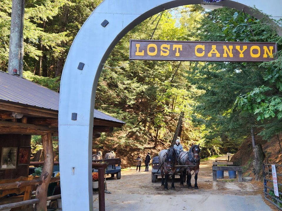 Lost Canyon entrance gate