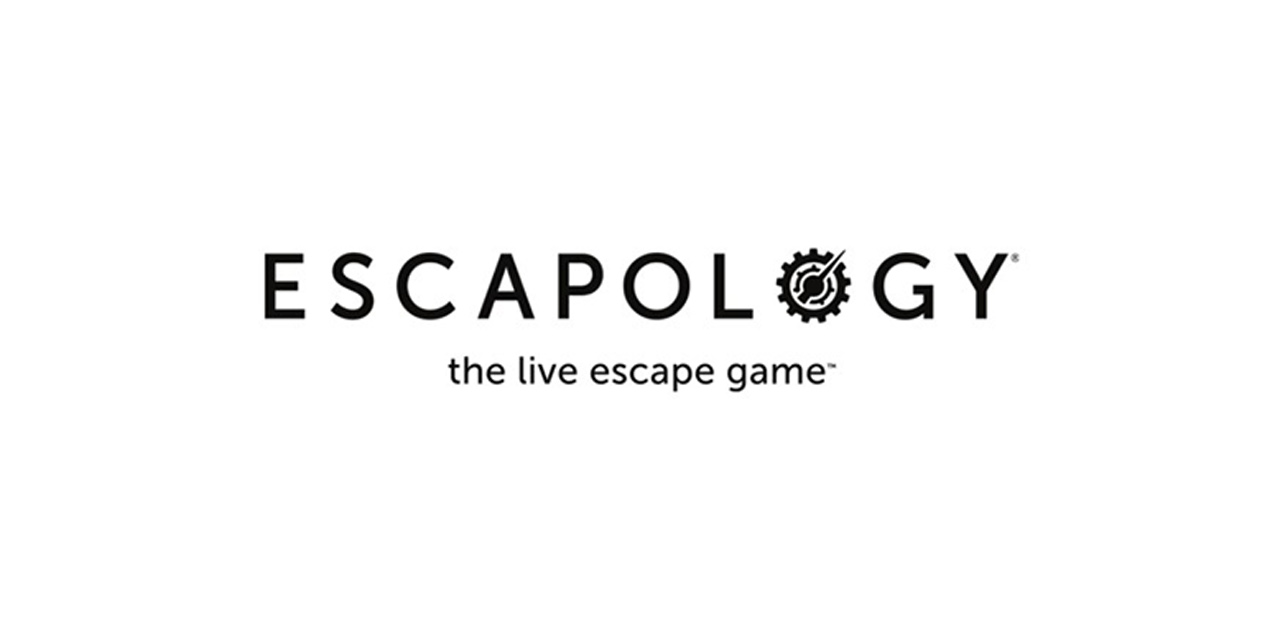 Escapology logo with tagline.