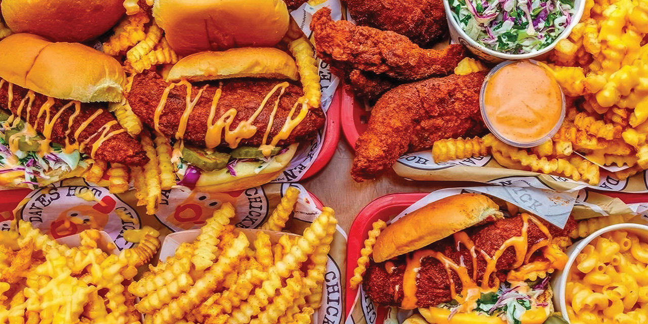 Chicken sandwiches and french fries.