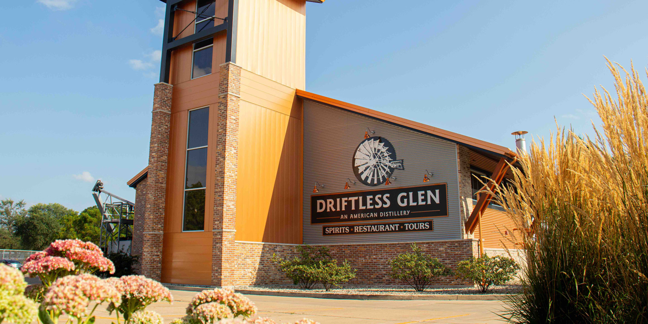 Distillery exterior.